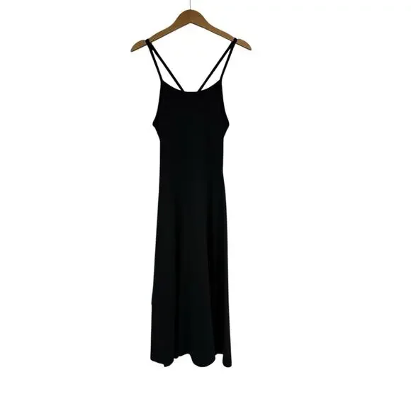 Pact | Dresses | Pact Fit And Flare Midi Dress Organic Cotton Stretch Black  Small | Poshmark